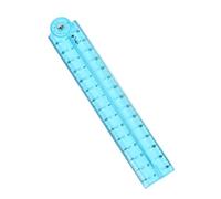 Clear Folding Ruler Flexible Drawing Centimeters Scale Measuring Length 0-30cm (0-12Inch) for Drawing Measuring Portable