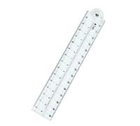 Clear Folding Ruler Flexible Drawing Centimeters Scale Measuring Length 0-30cm (0-12Inch) for Drawing Measuring Portable