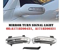 Clear LED Sequential Mirror Turn Signal Light per Mercedes-Benz SLK H70