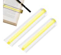Clear Magnifying Ruler, 2 pezzi in acrilico bar, 2 pezzi Magnifying Reading Ruler with Easy Scale, Document Measuring Tool, School Classroom Accessory with Design, Kid Boy Girl to Drawing Mahjong
