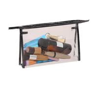 Clear Makeup Bag - 24x15.5x6cm Waterproof Cosmetic Storage Case, Zipper Toiletry Organizer, Portable Travel Makeup Pouch | Transparent Beauty Bag For Daily Use Travel Bathroom Organization