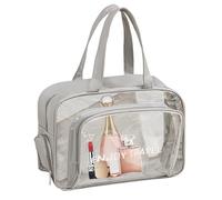 Clear Makeup Bags With Zipper,Large Waterproof Beach Bag Zippered Pouch