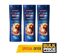 Clear Men Anti Hair Fall Shampoo Antiforfora Advanced Scalp Care 3 x 360 ml