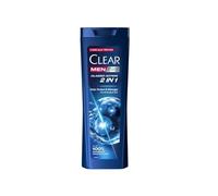 Clear Men Classic Action 2 in 1 Shampoo e balsamo anti-dandruff per uomo, 360 ml, per tutti i tipi di capelli, confezione OF 3