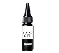 Clear Nail Polish Gel, Mixing Bottle, Complete Polish Mixer and Layering, 30ml Long-Lasting for Vacation, Wedding, Cosplay, Festive, Home Use, 3.94 Inches, Black