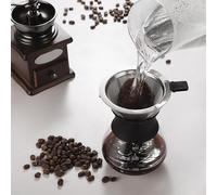 Clear Pour Over Coffee Maker Riutilizzabile Accessori per il caffè con filtro
