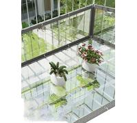 Clear PVC Balcony Mesh Screen, Protective Window Guard, Anti-Theft Barrier, Fall Prevention and Rainproof Shield(80x180cm)