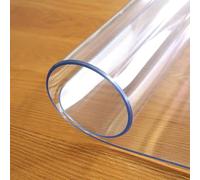 Clear PVC Chair Mat for Hard Floors - 1mm Thick Transparent Floor Protector for Office Chairs - Various (45x180cm 30x30 45x120 75x120 114x135 190x200)