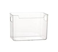 Clear Refrigerator Bins - Fridge Door Containers, Large Pantry Storage Organizers for Sorting, Kitchen Management Kit, Integrated Handle Design with Transparent Build, Storage Tool for Preserving