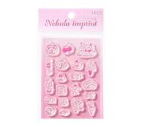 Clear Silicone Scrapbooking Stamps, Cute Decor with Acrylic Handle, Journal Supply with Notebook Binding Style, Craft Accessories for Books Planner Cards Photo Album Envelope Letter Classroom Office
