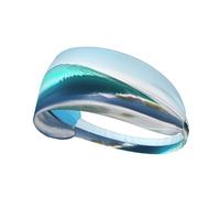 Clear Sky Wave Beach Sport Fascia Per Gli Uomini Donne Tennis Fascia Sudore Per Allenamento Sportivo Fasce Elastiche Per La Corsa