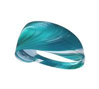 Clear Sky Wave Fascia Sportiva Per Uomini Donne Tennis Fascia Sudore Per Allenamento Sport Fasce Elastiche Per La Corsa