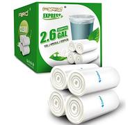 Clear Small Trash Bags FORID 2.6 Gallon Garbage Bags Wastebasket Bin Liners 220 Count Plastic Trash Bags for Bathroom Bedroom Office Garbage Can 10 Liters - Durable & Thick Trash Bag