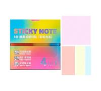 Clear Sticky Notes 4 Sizes 240 - - Sheets Pull Out Self-Adhesive Glitter |