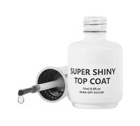 Clear Top Coat - Non Yellowing Nail Protection, Finish 15ML Fast Dry Long Lasting Gloss Coating for Toenails Fingernails Professional Salon Home Care for Women Teens Daily Wear Stage 3.15 inches