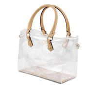 Clear Tote Bag - Organizzatore Trasparente Approvato Dallo Stadio, Cosmetica In PVC Impermeabile, Busta Di Stoccaggio Da Viaggio Per Festival, Evento Da Spiaggia Carryall | Borsa Trasparente