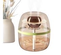 Clear Umidifier, Large Capacity Double Spray Cool Mist, Quiet 2 Liter Diffuser, Portable Design, Perfect for Travel, Car, Large Room Use