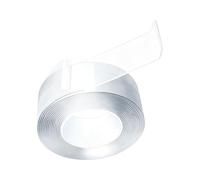 Clear Waterproof Mounting Tapee - Heavy Duty Double Sided Nano Adhesive | Removable Strong Wall Adhesive | Ideal for Posters, Pictures, Rugs, Crafts, Photo Frames, Home & Office Decor