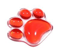 Clear Wrist Rest Cushion - 4.72x4.02x0.8in Cat Paw Shaped Support, Mice Ergonomic Pad, Multipurpose Hand Comfort Relief Accessory | Soft GamingWrist Rest for Home Offices School Desk Computer