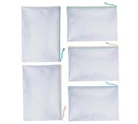 Clear Zippered Pouches, A4 File Bags, Waterproof Storage Folders, Multipurpose Document Organizer, Interactive See Through Sleeve with Smooth Slide, School Stationery Bags for Office 33x23.3cm