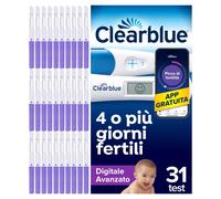 Clearblue 30 Test di Ovulazione Digitali Avanzati e 1 Test di Gravidanza, Aument