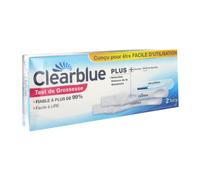 Clearblue Plus Test di Gravidanza Asta Controllo x2 - Test di gravidanza