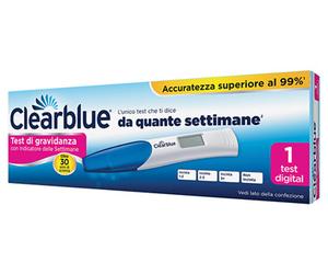 Clearblue Test di Gravidanza con Rilevatore di Settimane 1 Stick