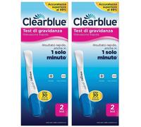 Clearblue Test di gravidanza con Rilevazione Rapida 2x2 pz Test