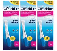 Clearblue Test di gravidanza con Rilevazione Rapida 3x1 pz Test