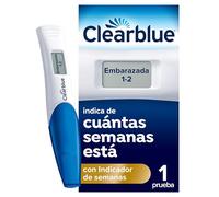 Clearblue Test di gravidanza digitale indicatore delle settimane - Risultati in parole e settimane - Alta precisione - Formato migliorato senza plastica - Affidabilità superiore al 99%