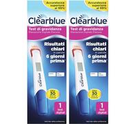 Clearblue Test di Gravidanza Rilevazione Digitale Precoce 2x1 pz Test