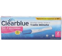 Test di Gravidanza Clearblue Rilevazione Rapida, Risultato Rapido, anche in 1 minuto*, 2 Test