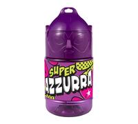 CLEARCO Borraccia con cannuccia personalizzata Super Eroe 300 ml - Azzurra