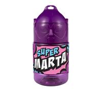 CLEARCO Borraccia con cannuccia personalizzata Super Eroe 300 ml - Marta