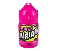 CLEARCO Borraccia con cannuccia personalizzata Super Eroe 300 ml - Miriam