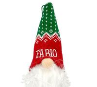 CLEARCO Gnomo Natalizio - Fabio - 13 cm