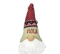 CLEARCO Gnomo Natalizio - Viola - 13 cm