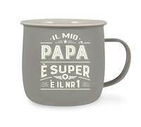 CLEARCO Tazza Outdoor - Il mio Papà è super è il Nr 1