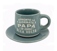 CLEARCO Tazzina da caffè con piattino e scatola - Papà Sei il Migliore