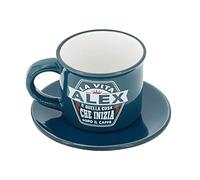 CLEARCO Tazzina da caffè in gres porcellanato personalizzata con piattino - ALEX