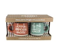 CLEARCO Tazzine da caffè personalizzate in scatola regalo - Amica Speciale