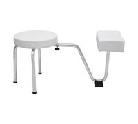 ClearFragrans Pedicure poggiapiedi sgabello sedia tatuaggio salone bellezza chiodo sgabello con cuscinetto antiscivolo, per saloni di bellezza ospedali negozi di cura dei piedi saloni SPA