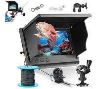 Clearhook Fishing Camera, 2025 New Portable Underwater Fishing Camera, 220° Wide-Angle & IR Night Vision, 4.3/5 Inch IPS Screen, 20/30M Cable for Fishing Enthusiasts (5in-30m,IPS Screen)
