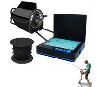 Clearhook Fishing Camera, Clearhook 2025 New Portable Underwater Camera, 220° Wide-Angle Ir Night Vision, IP65 Waterproof,100ft Cable for Ice/Lake/Boat/Kayak Fishing (IPS Screen,5 In)