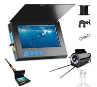 Clearhook Fishing Camera, Clearhook 4.3/5″ Portable Underwater Fishing Camera - 220° Wide-Angle IR Night Vision, Ip65 Waterproof, Suitable for land, boat, kayak, etc (4.3 in*Waterproof,50M)