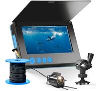 Clearhook Fishing Camera, Clearhook 5″ Portable Underwater Fishing Camera - 220° Wide-Angle IR Night Vision, for Sea/Wild/Ice/Lake/Boat Fishing (5in,Line length 30m)