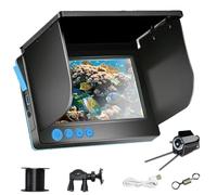 Clearhook Underwater Camera, Clearhook Fishing Camera, 4.3 Inch LCD and Upgraded HD Lens, 220° Wide-Angle IR Night Vision, IP68 Waterproof, for Sea/Wild/Ice Fishings (30M,5 in)