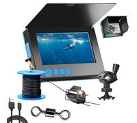 Clearhook Underwater Camera, Clearhook Fishing Camera, Portable 5In Underwater Fishing Cameras, with 220° Wide-Angle Ir Night Vision & 10000mAh Battery, for Sea/Ice/Wild Fishings (164.1ft)