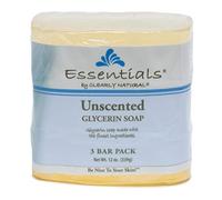 Clearly Natural - Barra Unscented del sapone della glicerina - 3Pack