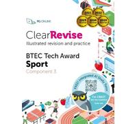 ClearRevise BTEC Level 1/2 Tech Award Sport: Component 3 (Tascabile)